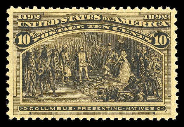 Prices of US Stamps Scott Catalogue #237 - 10c 1893 Columbian Exposition. Matthew Bennett International, Sep 2012, Sale 346, Lot 743