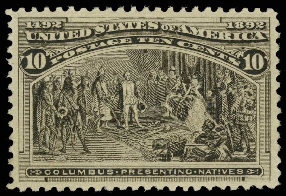 US Stamps Prices Scott #237: 1893 10c Columbian Exposition. H.R. Harmer, May 2014, Sale 3005, Lot 1173