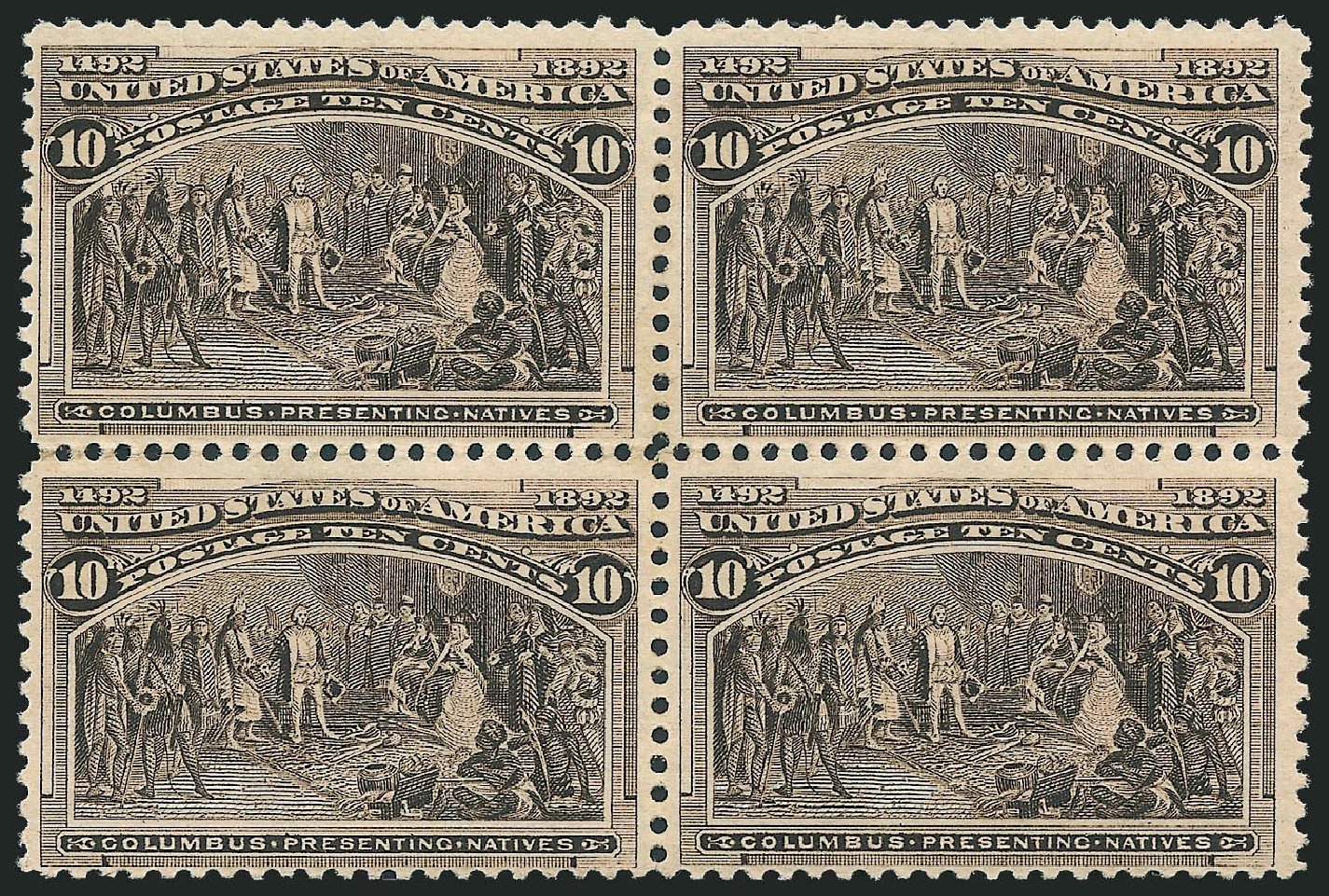 Price of US Stamp Scott Catalogue #237: 1893 10c Columbian Exposition. Robert Siegel Auction Galleries, Oct 2011, Sale 1014, Lot 1503