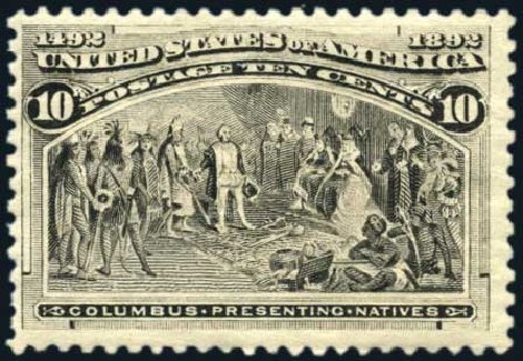 Prices of US Stamp Scott 237 - 10c 1893 Columbian Exposition. Harmer-Schau Auction Galleries, Oct 2009, Sale 83, Lot 386