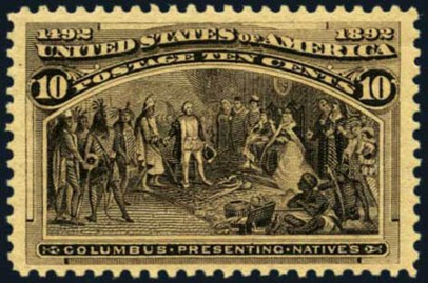US Stamp Prices Scott Catalog 237 - 1893 10c Columbian Exposition. Harmer-Schau Auction Galleries, Aug 2012, Sale 94, Lot 1326