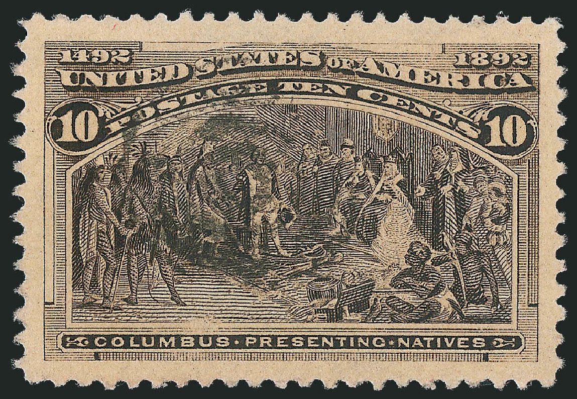 Values of US Stamp Scott 237 - 10c 1893 Columbian Exposition. Robert Siegel Auction Galleries, Oct 2012, Sale 1032, Lot 3346