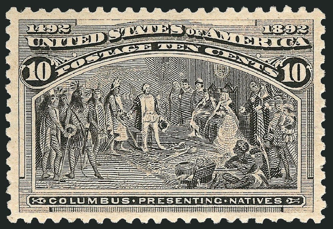 US Stamp Price Scott Catalogue 237 - 1893 10c Columbian Exposition. Robert Siegel Auction Galleries, Nov 2013, Sale 1061, Lot 3696
