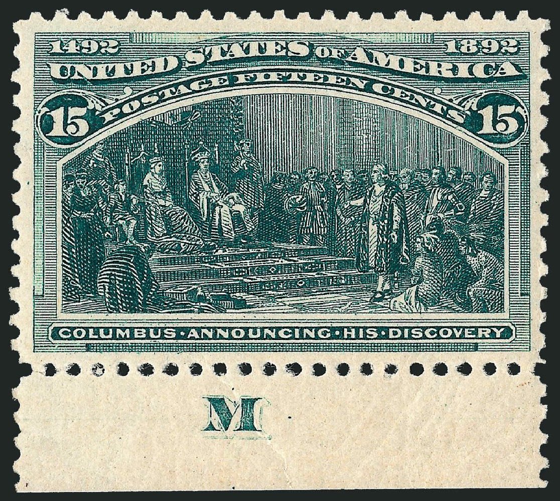 Price of US Stamps Scott Catalogue #238: 15c 1893 Columbian Exposition. Robert Siegel Auction Galleries, Jul 2013, Sale 1050, Lot 357
