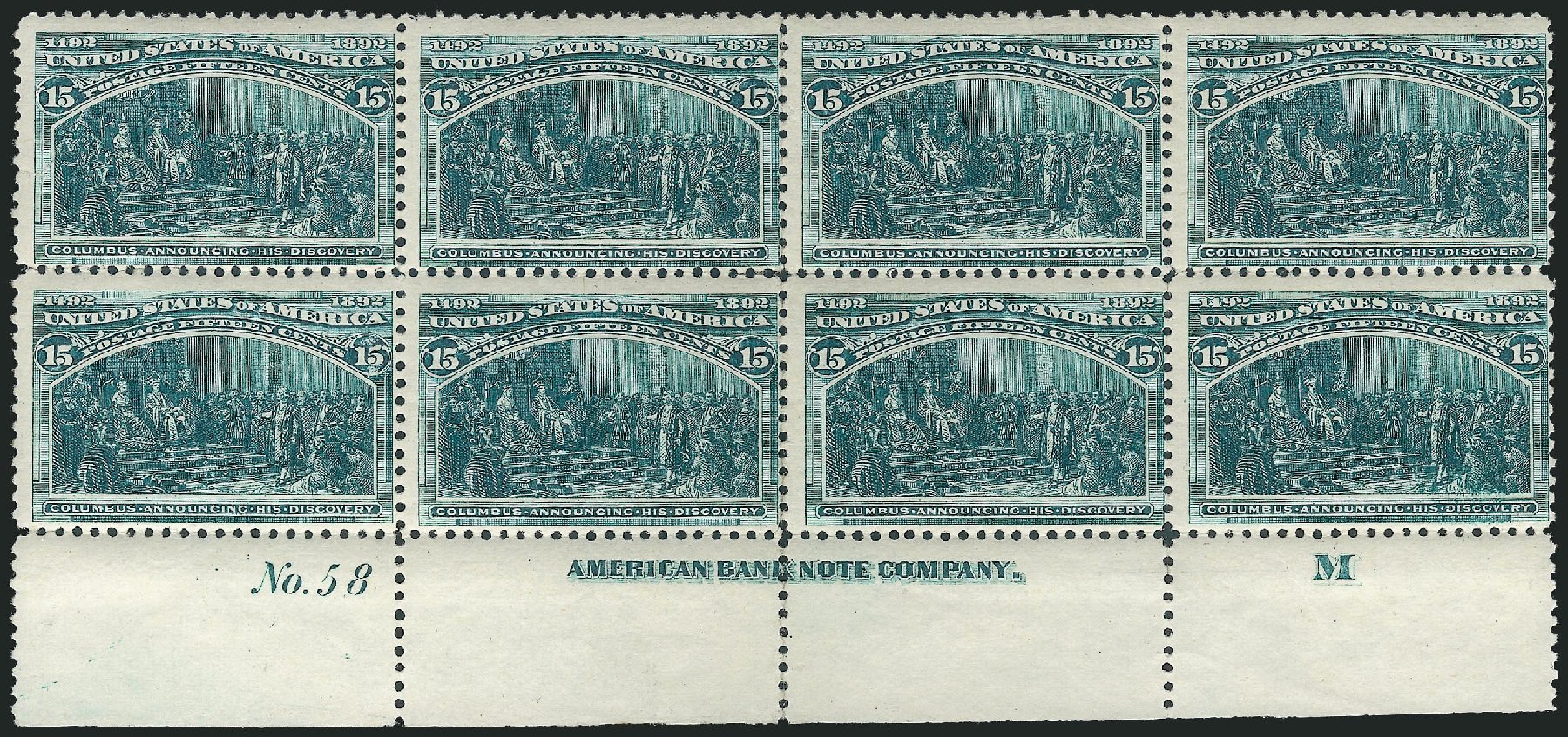 Value of US Stamp Scott 238: 15c 1893 Columbian Exposition. Robert Siegel Auction Galleries, Mar 2014, Sale 1067, Lot 1229