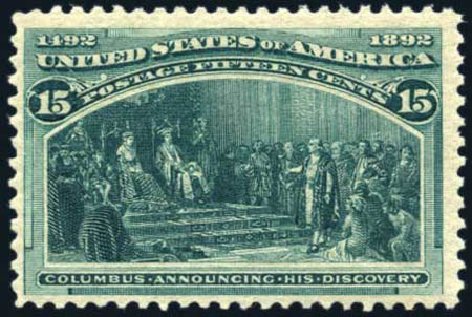 Prices of US Stamp Scott Catalog # 238 - 15c 1893 Columbian Exposition. Harmer-Schau Auction Galleries, Jul 2010, Sale 86, Lot 431