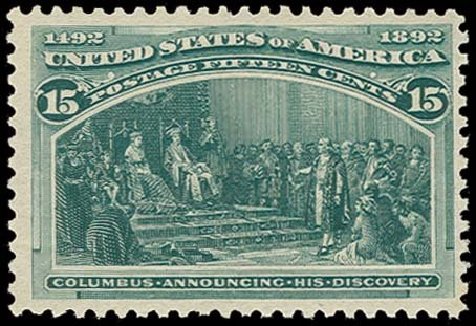 US Stamps Value Scott Catalogue #238: 15c 1893 Columbian Exposition. H.R. Harmer, Oct 2014, Sale 3006, Lot 1261