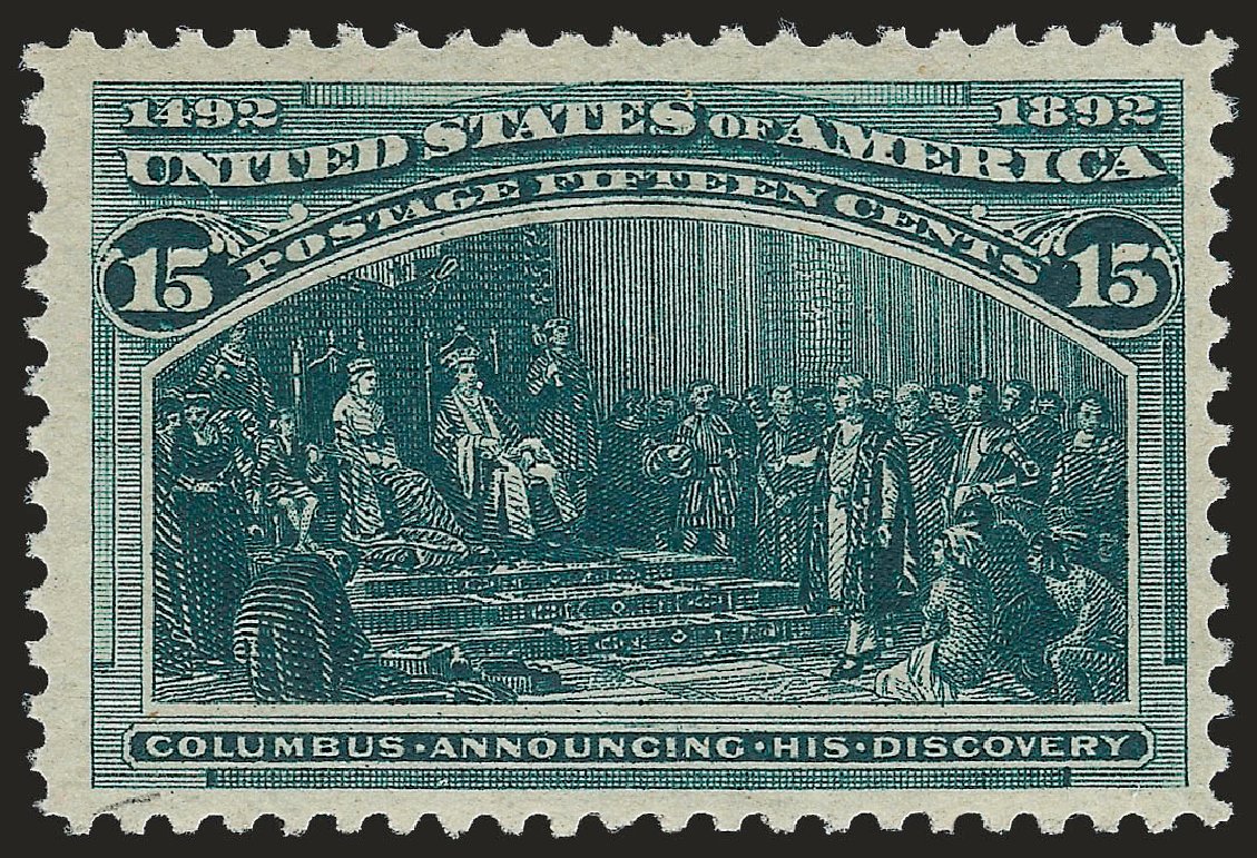 Price of US Stamps Scott Catalogue # 238: 15c 1893 Columbian Exposition. Robert Siegel Auction Galleries, Apr 2010, Sale 984, Lot 552