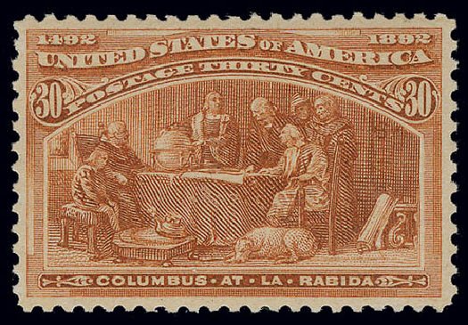 Prices of US Stamp Scott Catalogue # 239: 1893 30c Columbian Exposition. Matthew Bennett International, Jun 2008, Sale 328, Lot 757