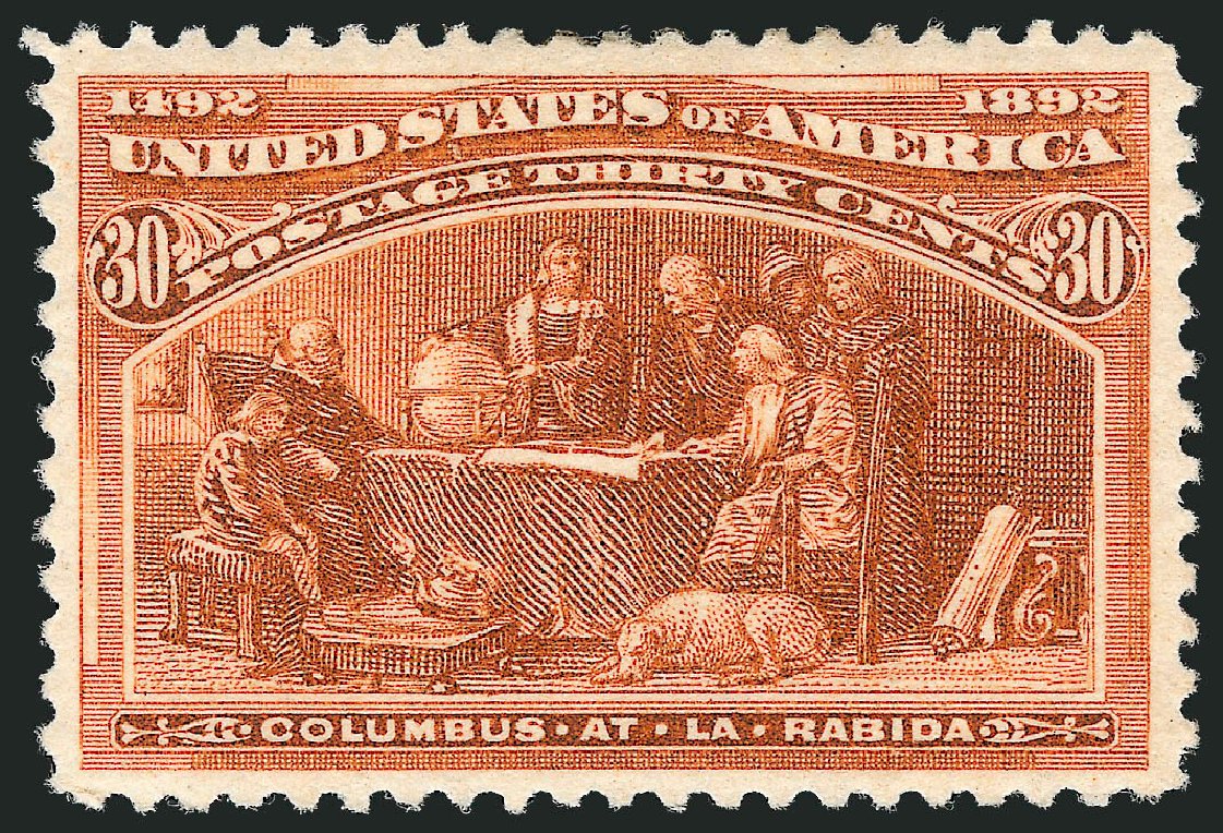 Value of US Stamp Scott Cat. 239: 1893 30c Columbian Exposition. Robert Siegel Auction Galleries, Oct 2011, Sale 1014, Lot 1517
