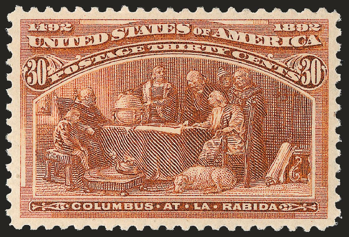 Prices of US Stamps Scott Catalog 239 - 30c 1893 Columbian Exposition. Robert Siegel Auction Galleries, Dec 2008, Sale 967, Lot 4387