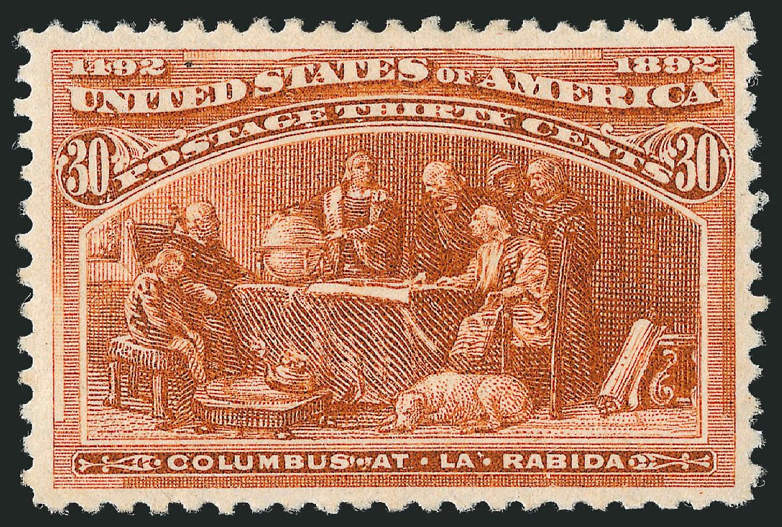Cost of US Stamp Scott 239 - 1893 30c Columbian Exposition. Robert Siegel Auction Galleries, Feb 2010, Sale 983, Lot 147