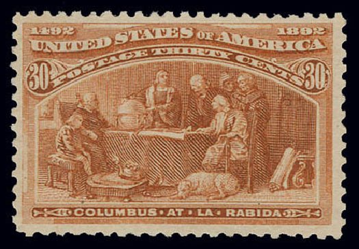 US Stamp Price Scott Catalogue # 239 - 1893 30c Columbian Exposition. Matthew Bennett International, Jun 2008, Sale 328, Lot 758