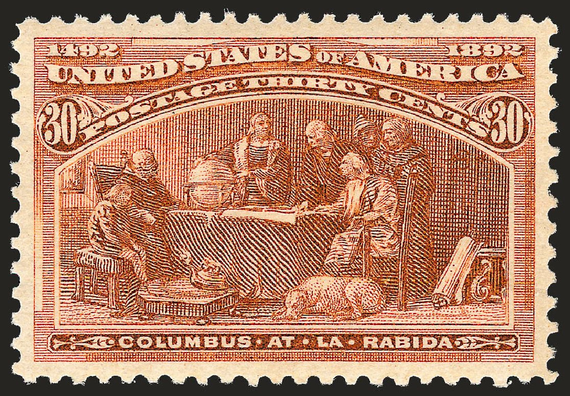 US Stamps Prices Scott Catalogue #239: 1893 30c Columbian Exposition. Robert Siegel Auction Galleries, Sep 2008, Sale 962, Lot 2508