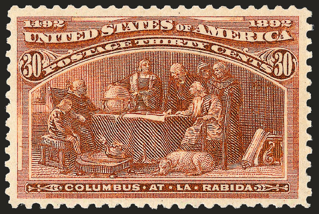 Prices of US Stamps Scott Catalog # 239 - 1893 30c Columbian Exposition. Robert Siegel Auction Galleries, Dec 2008, Sale 967, Lot 4388
