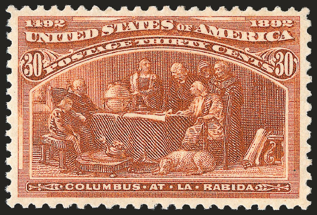 US Stamp Price Scott Catalog 239: 1893 30c Columbian Exposition. Robert Siegel Auction Galleries, Sep 2009, Sale 976, Lot 1688