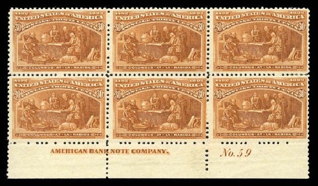 Value of US Stamps Scott Catalog #239 - 1893 30c Columbian Exposition. Matthew Bennett International, Sep 2010, Sale 331, Lot 589