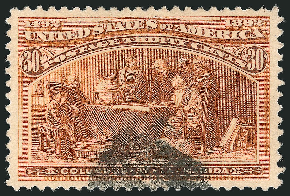 Price of US Stamp Scott # 239: 30c 1893 Columbian Exposition. Robert Siegel Auction Galleries, Oct 2012, Sale 1032, Lot 3349