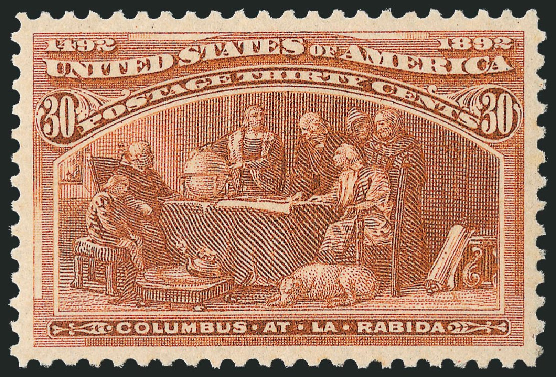 Prices of US Stamp Scott Catalogue #239: 1893 30c Columbian Exposition. Robert Siegel Auction Galleries, Nov 2012, Sale 1034, Lot 219