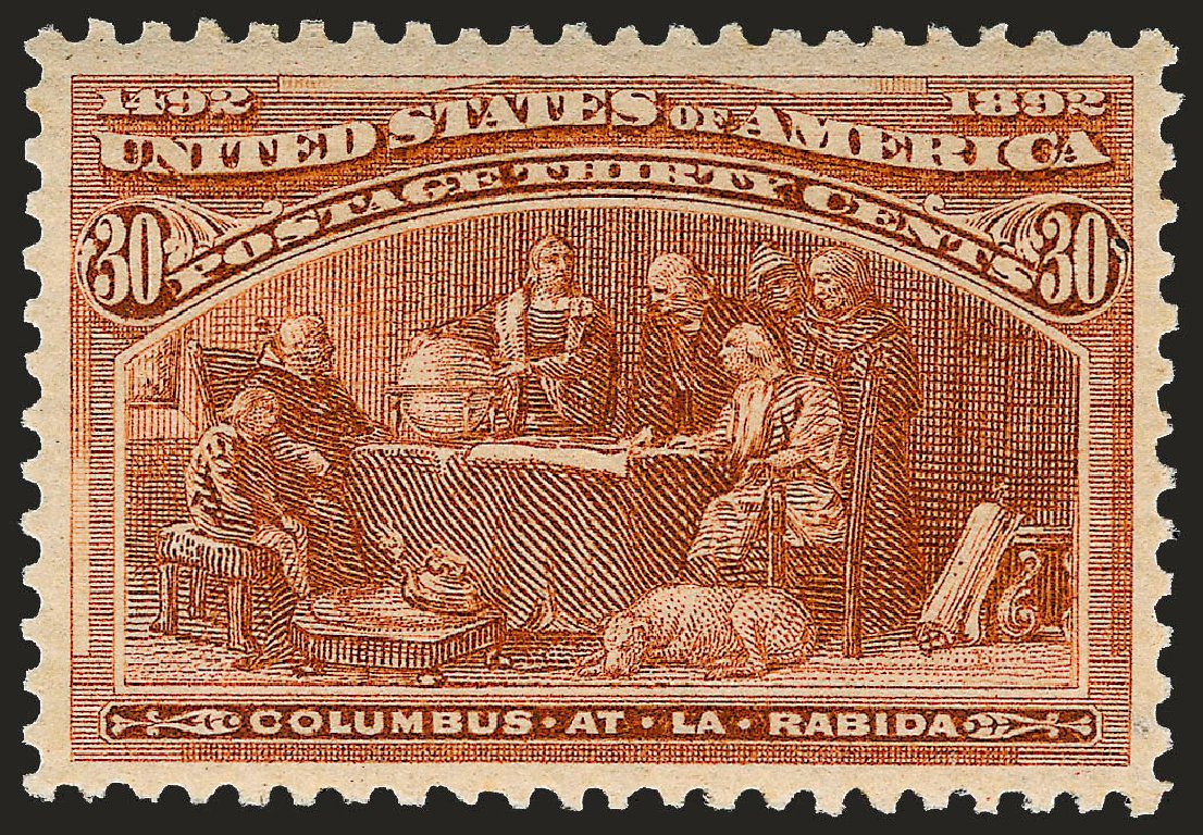 Price of US Stamp Scott Cat. # 239: 1893 30c Columbian Exposition. Robert Siegel Auction Galleries, Sep 2008, Sale 962, Lot 2509