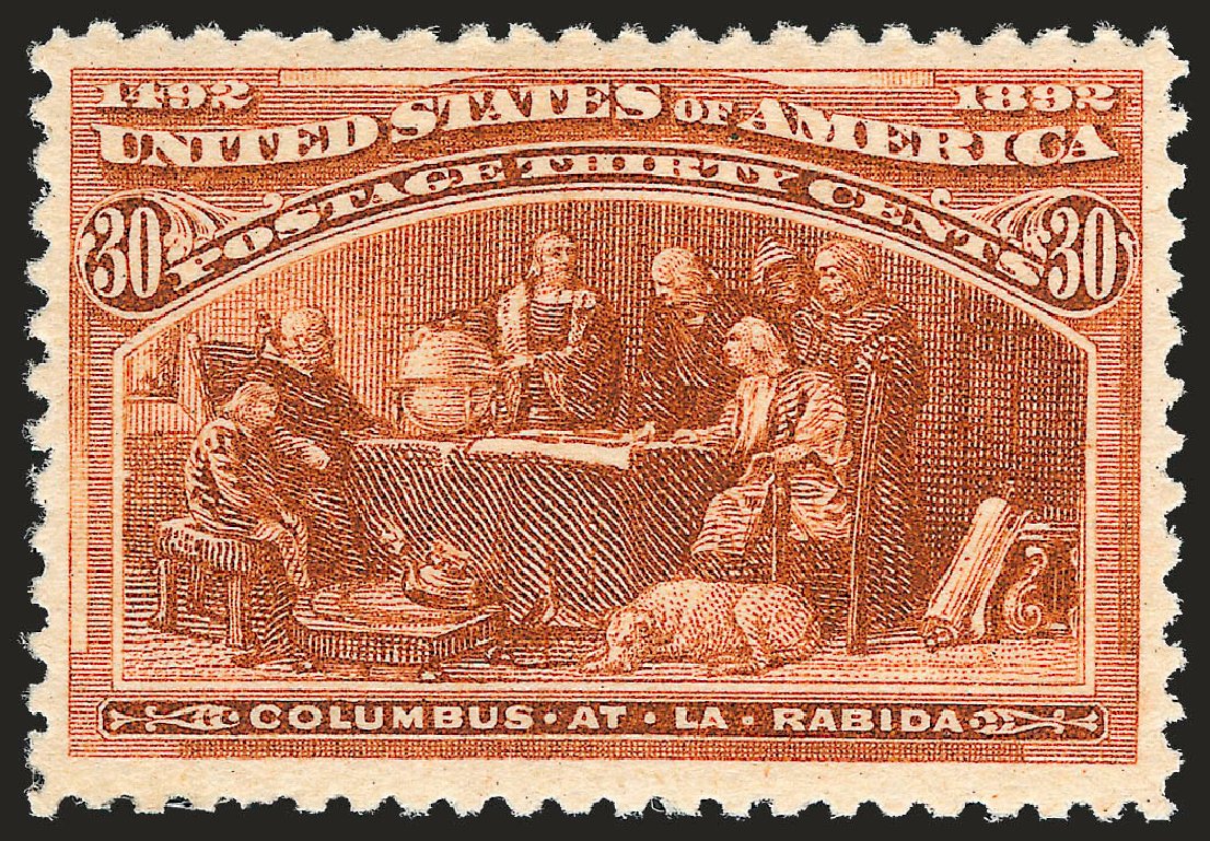 Cost of US Stamps Scott Catalogue #239 - 30c 1893 Columbian Exposition. Robert Siegel Auction Galleries, Sep 2009, Sale 976, Lot 1689