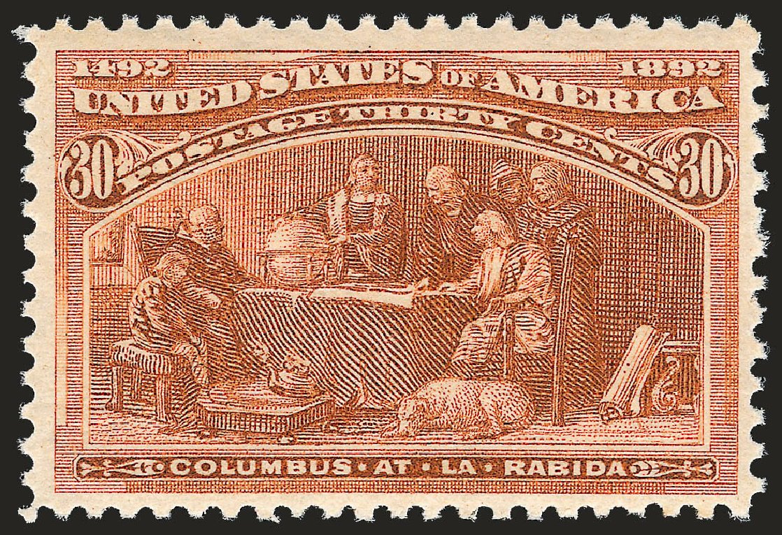Price of US Stamp Scott Catalogue # 239: 30c 1893 Columbian Exposition. Robert Siegel Auction Galleries, Dec 2009, Sale 982, Lot 5569