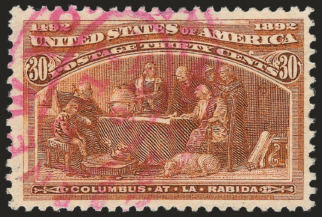 Prices of US Stamp Scott Cat. #239 - 30c 1893 Columbian Exposition. Robert Siegel Auction Galleries, Apr 2010, Sale 984, Lot 559