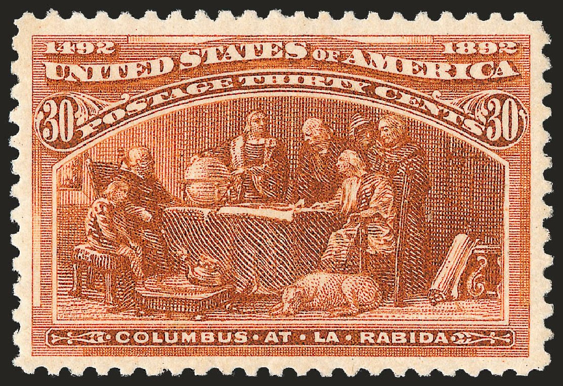 Values of US Stamp Scott #239: 30c 1893 Columbian Exposition. Robert Siegel Auction Galleries, Jun 2010, Sale 992, Lot 2299