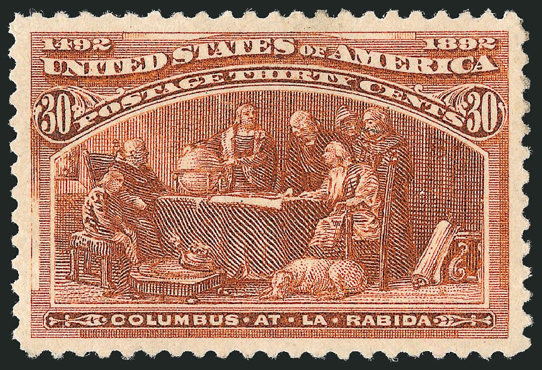 US Stamp Prices Scott Catalogue 239 - 1893 30c Columbian Exposition. Robert Siegel Auction Galleries, Oct 2010, Sale 997, Lot 5689