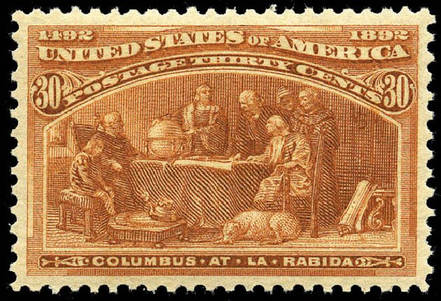 Value of US Stamp Scott Catalogue #239 - 30c 1893 Columbian Exposition. Matthew Bennett International, Mar 2011, Sale 336, Lot 1220