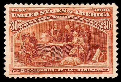 Value of US Stamps Scott 239: 30c 1893 Columbian Exposition. Daniel Kelleher Auctions, May 2014, Sale 652, Lot 360