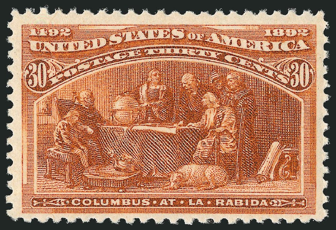 Cost of US Stamp Scott Catalog # 239: 30c 1893 Columbian Exposition. Robert Siegel Auction Galleries, Jul 2013, Sale 1050, Lot 360