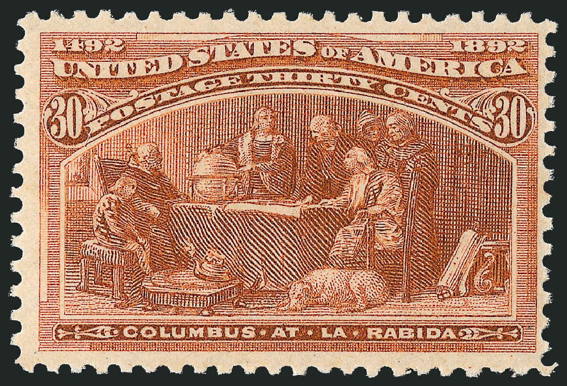 Price of US Stamps Scott Catalogue #239: 30c 1893 Columbian Exposition. Robert Siegel Auction Galleries, Dec 2009, Sale 982, Lot 5570