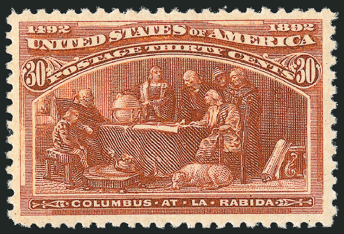 Prices of US Stamps Scott Cat. #239: 1893 30c Columbian Exposition. Robert Siegel Auction Galleries, Mar 2012, Sale 1019, Lot 551