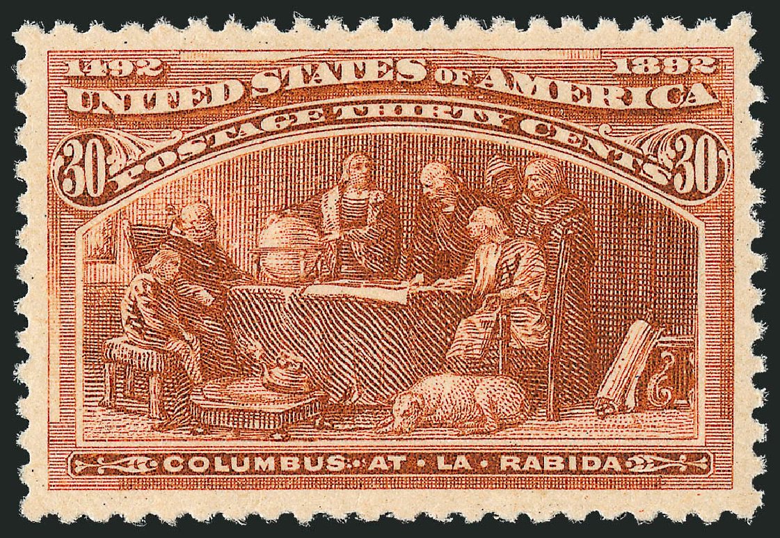 Price of US Stamp Scott Catalog # 239 - 1893 30c Columbian Exposition. Robert Siegel Auction Galleries, Oct 2011, Sale 1014, Lot 1514