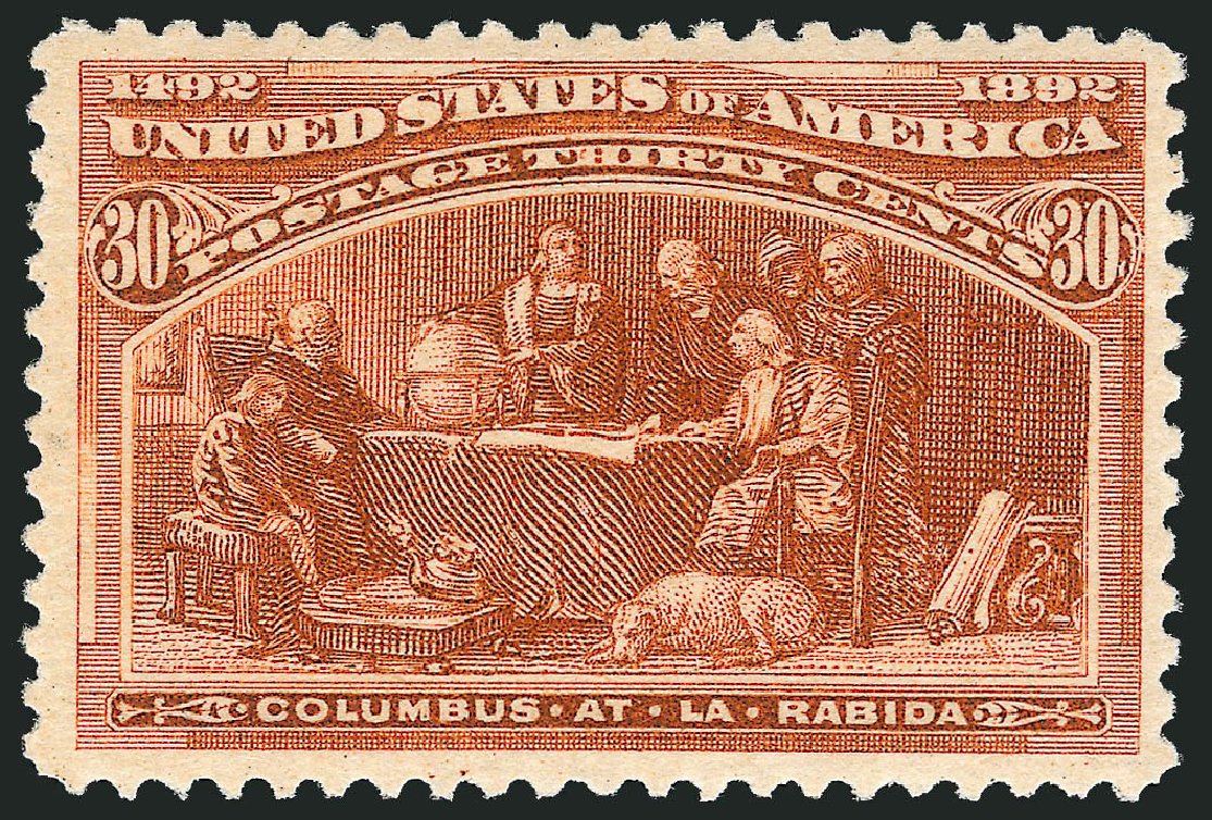 Costs of US Stamps Scott Catalog #239: 30c 1893 Columbian Exposition. Robert Siegel Auction Galleries, Dec 2011, Sale 1017, Lot 624