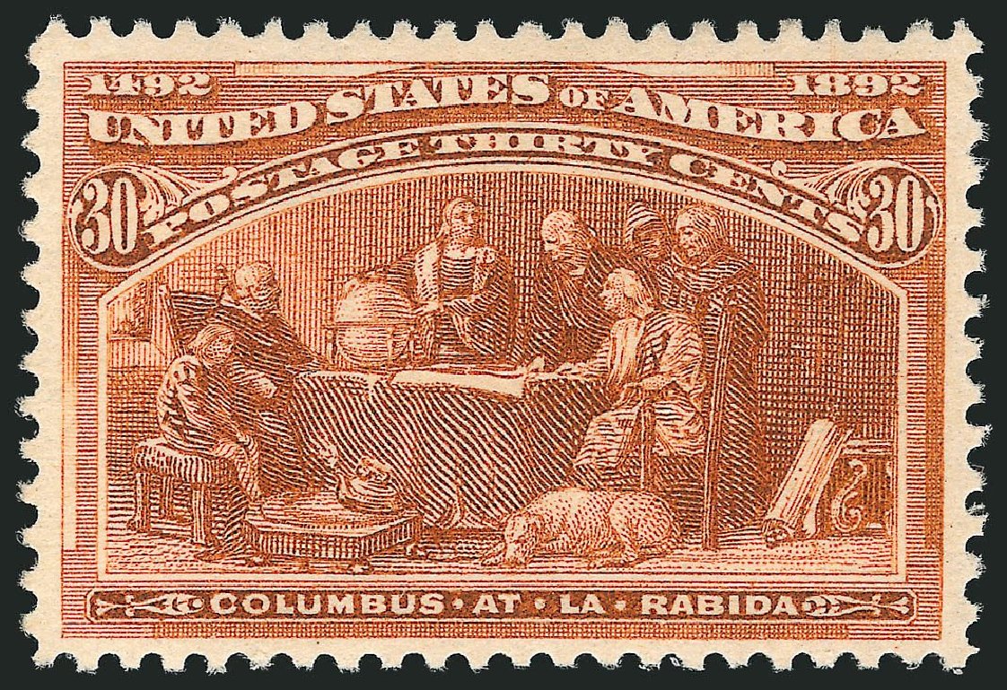 Price of US Stamp Scott # 239: 30c 1893 Columbian Exposition. Robert Siegel Auction Galleries, Sep 2014, Sale 1078, Lot 344