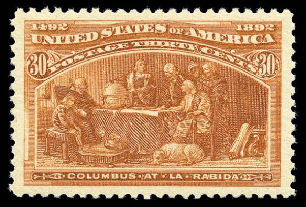 Value of US Stamps Scott Catalogue # 239 - 30c 1893 Columbian Exposition. Matthew Bennett International, Sep 2010, Sale 332, Lot 2045