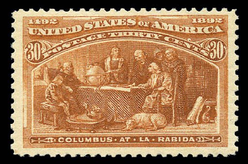 Price of US Stamp Scott Catalogue #239: 1893 30c Columbian Exposition. Matthew Bennett International, Sep 2010, Sale 333, Lot 3655