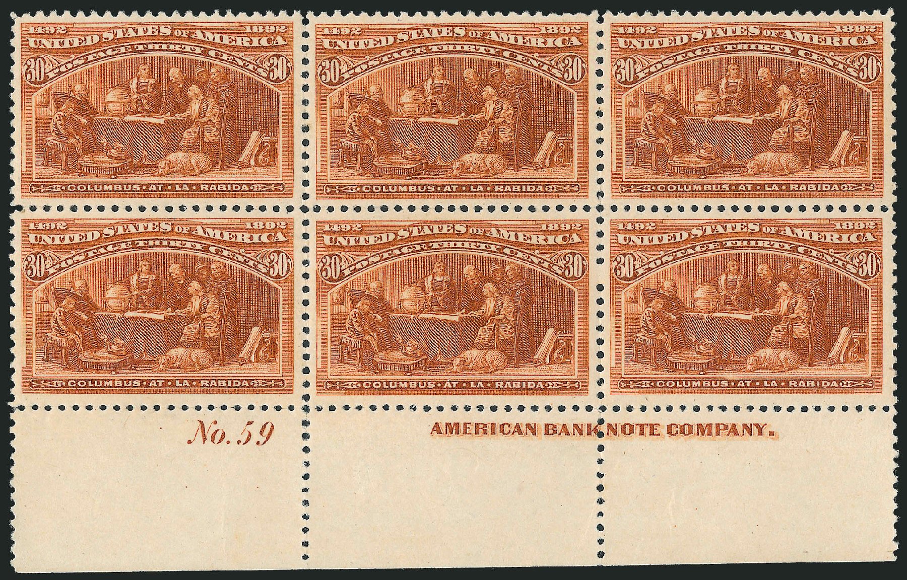 Value of US Stamps Scott #239: 30c 1893 Columbian Exposition. Robert Siegel Auction Galleries, Dec 2010, Sale 1000, Lot 1135