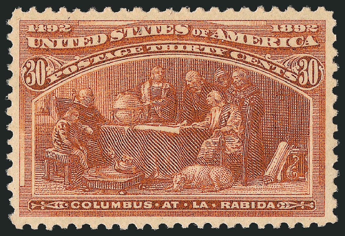 US Stamp Price Scott Cat. 239: 1893 30c Columbian Exposition. Robert Siegel Auction Galleries, Oct 2011, Sale 1014, Lot 1515