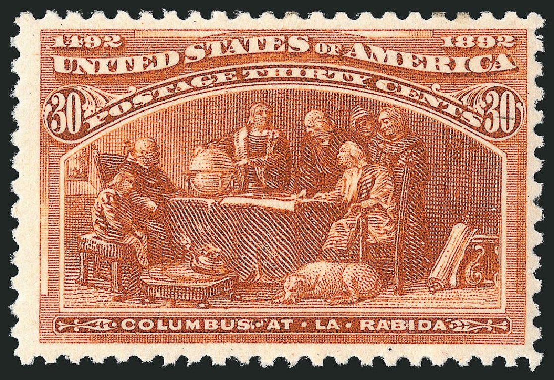 US Stamps Prices Scott Catalogue # 239: 1893 30c Columbian Exposition. Robert Siegel Auction Galleries, Sep 2014, Sale 1078, Lot 345