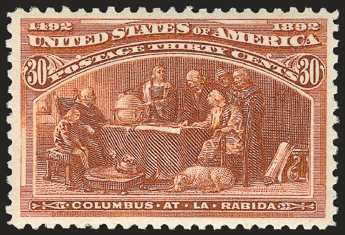Cost of US Stamp Scott #239: 1893 30c Columbian Exposition. Robert Siegel Auction Galleries, Jun 2009, Sale 975, Lot 1525