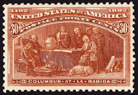 US Stamps Prices Scott Catalogue 239: 30c 1893 Columbian Exposition. Spink Shreves Galleries, Jan 2014, Sale 146, Lot 305