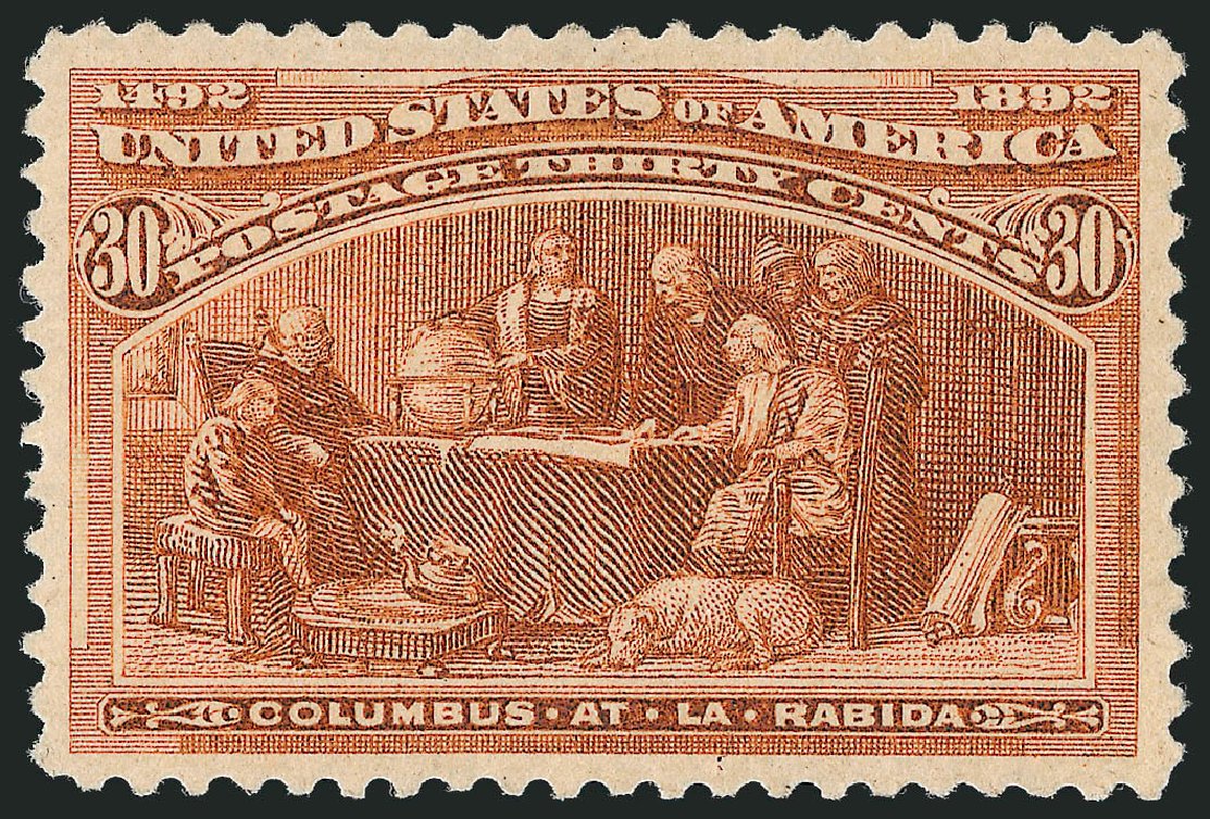 Costs of US Stamps Scott 239 - 1893 30c Columbian Exposition. Robert Siegel Auction Galleries, Mar 2011, Sale 1007, Lot 2422