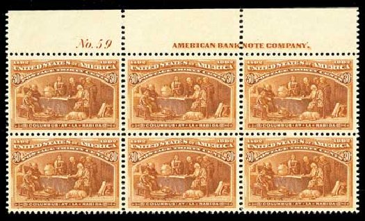 Price of US Stamps Scott Catalog # 239: 1893 30c Columbian Exposition. Matthew Bennett International, Sep 2012, Sale 345, Lot 263