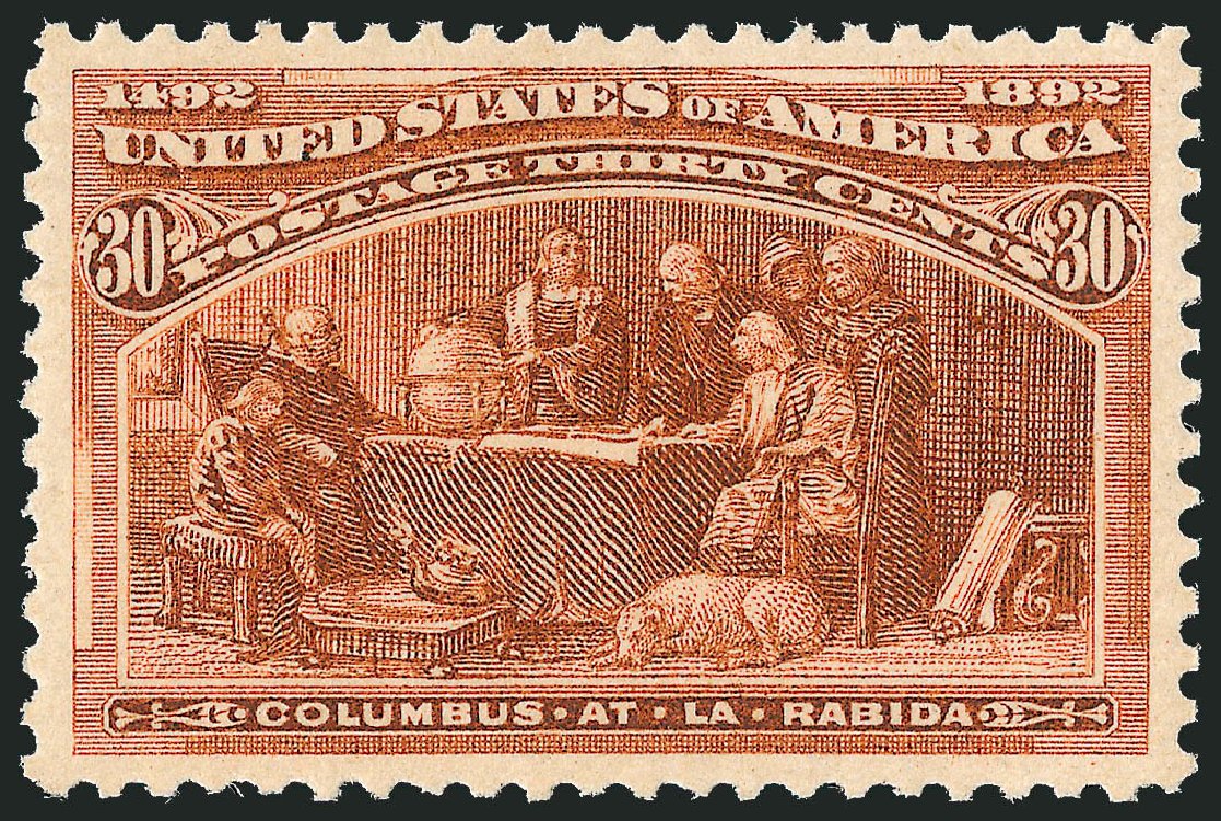 Prices of US Stamps Scott Catalogue #239: 30c 1893 Columbian Exposition. Robert Siegel Auction Galleries, Dec 2010, Sale 1000, Lot 1133