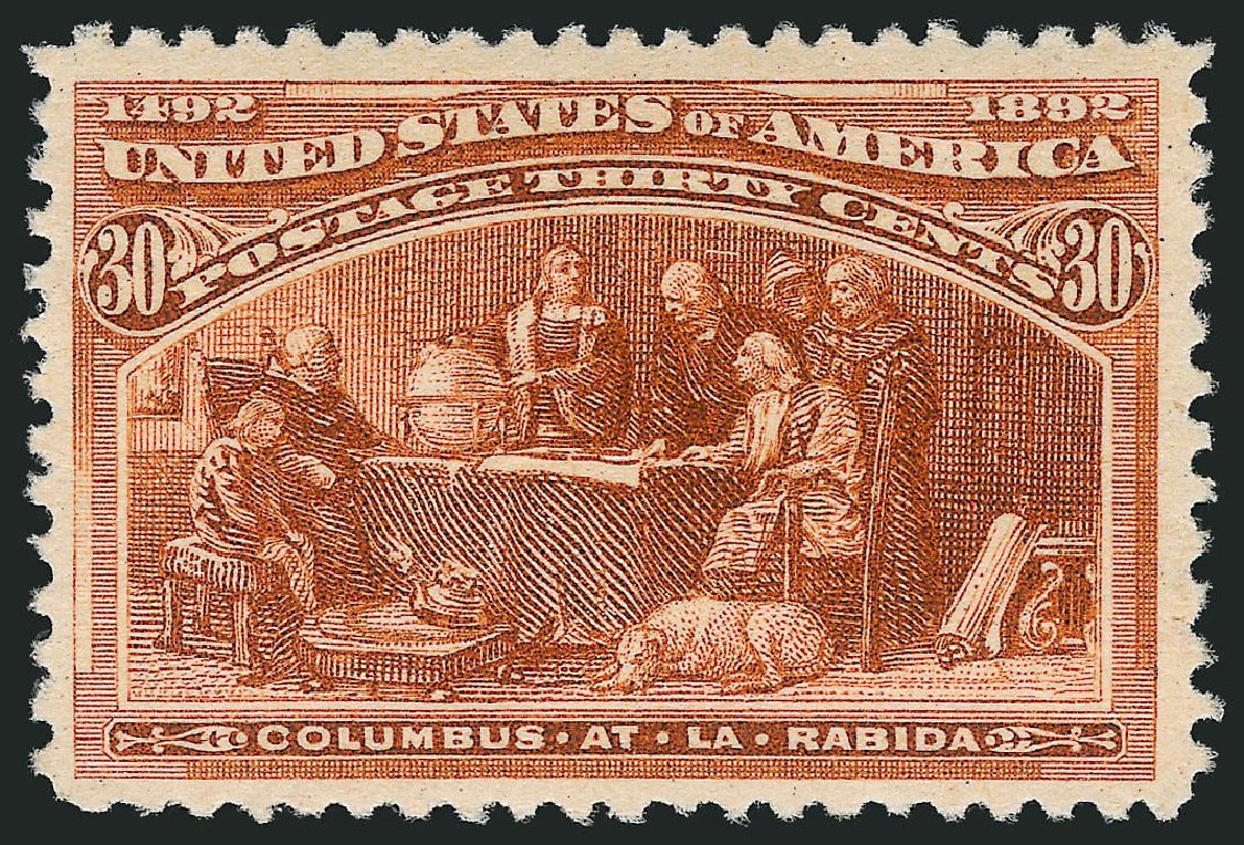 Price of US Stamp Scott Catalog # 239: 1893 30c Columbian Exposition. Robert Siegel Auction Galleries, Apr 2014, Sale 1068, Lot 183