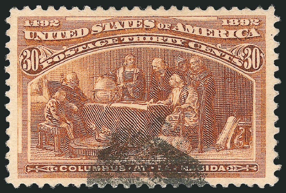 US Stamps Prices Scott Catalogue 239 - 1893 30c Columbian Exposition. Robert Siegel Auction Galleries, Nov 2014, Sale 1084, Lot 3543