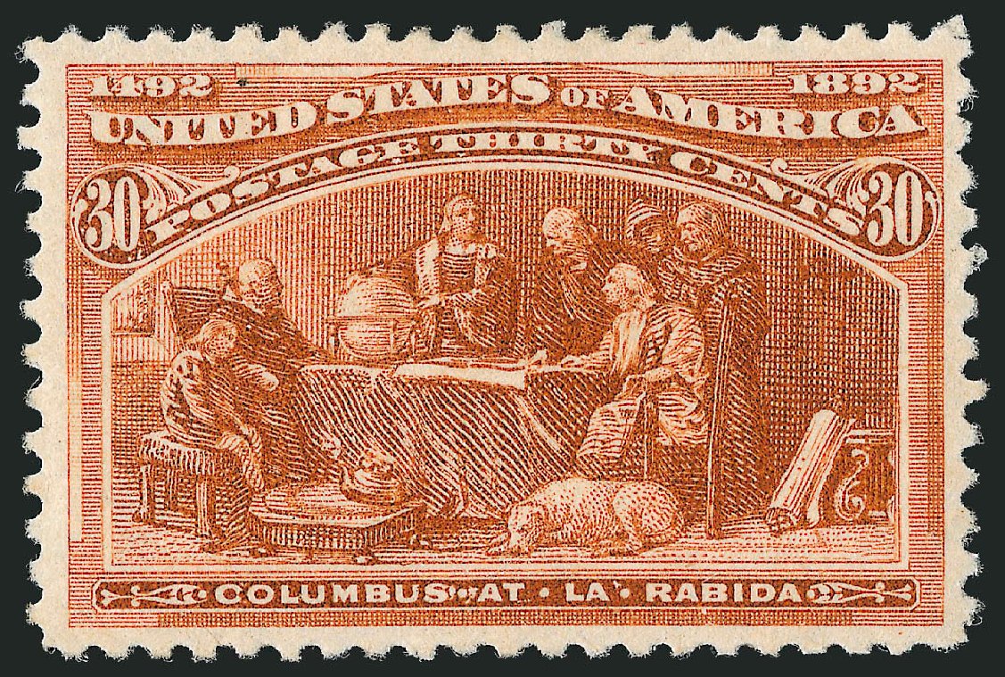 Values of US Stamp Scott #239 - 1893 30c Columbian Exposition. Robert Siegel Auction Galleries, Dec 2008, Sale 967, Lot 4393